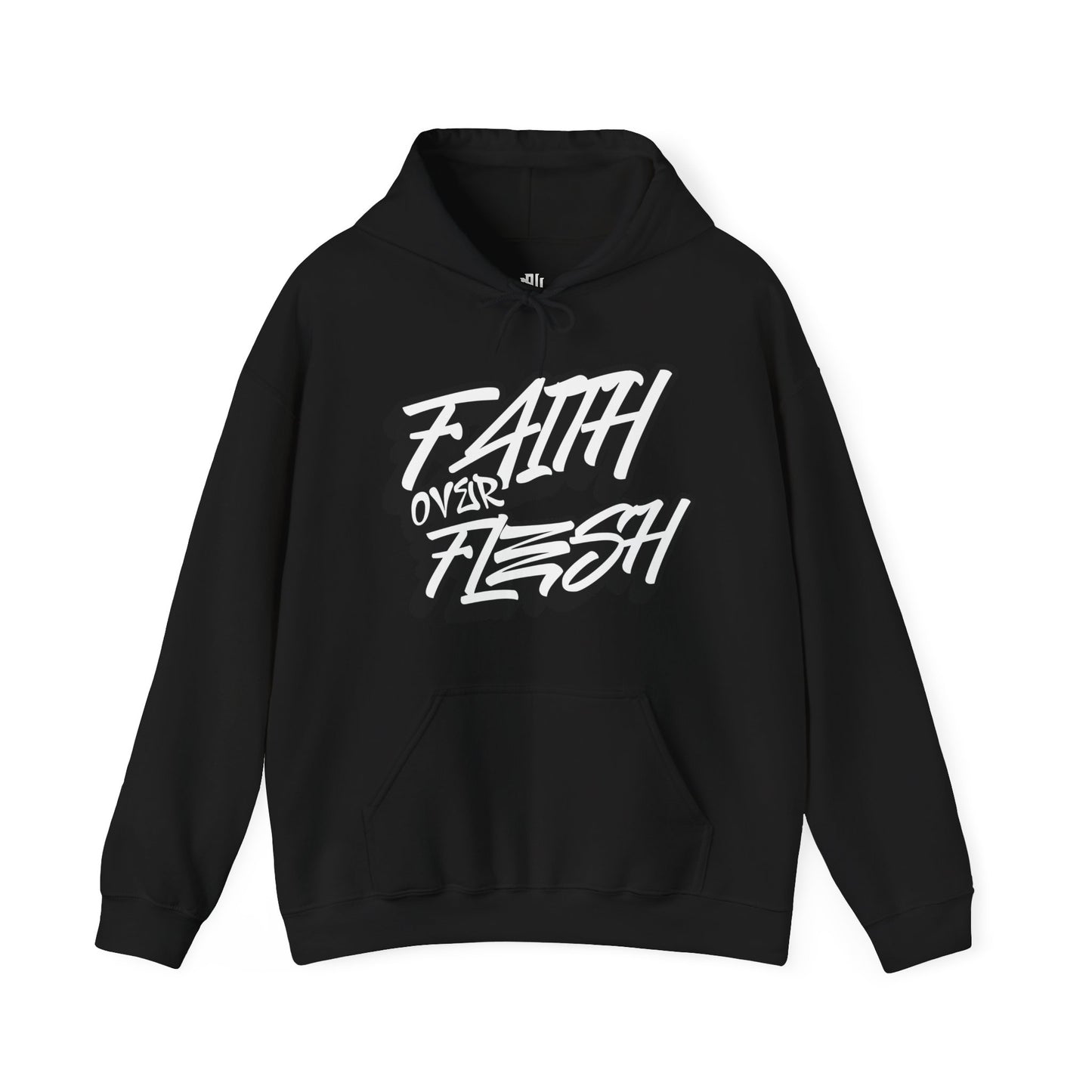 FAITH OVER FLESH - UNISEX HOODIE