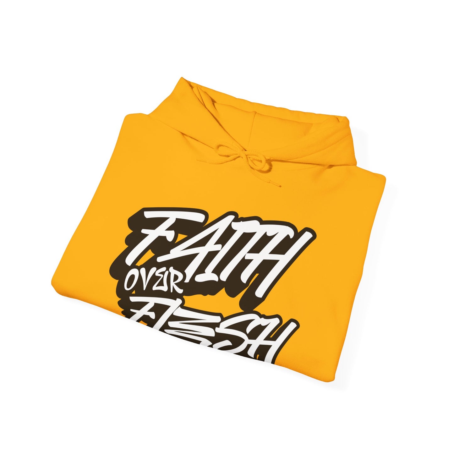FAITH OVER FLESH - UNISEX HOODIE