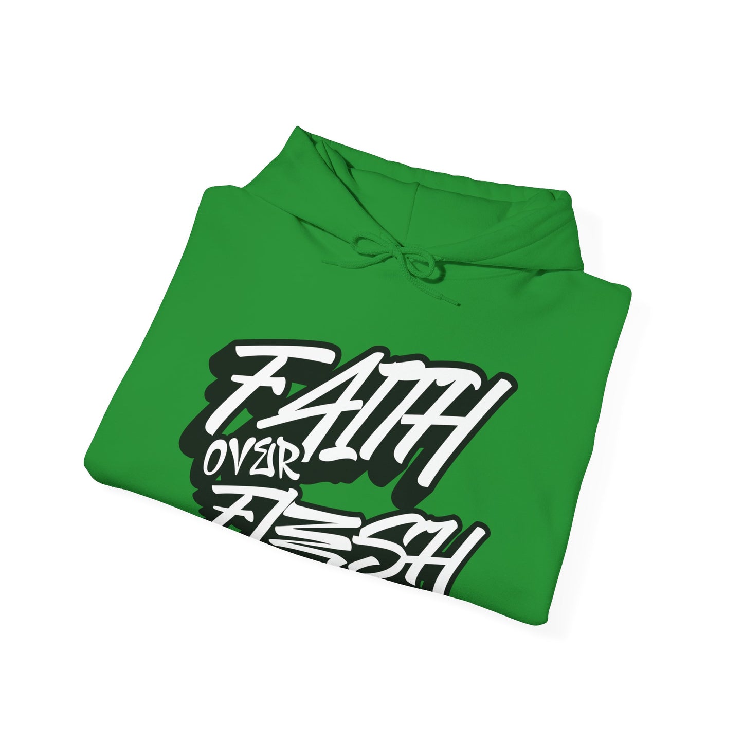 FAITH OVER FLESH - UNISEX HOODIE