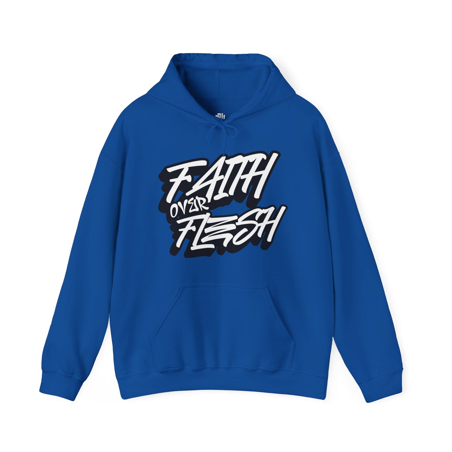 FAITH OVER FLESH - UNISEX HOODIE