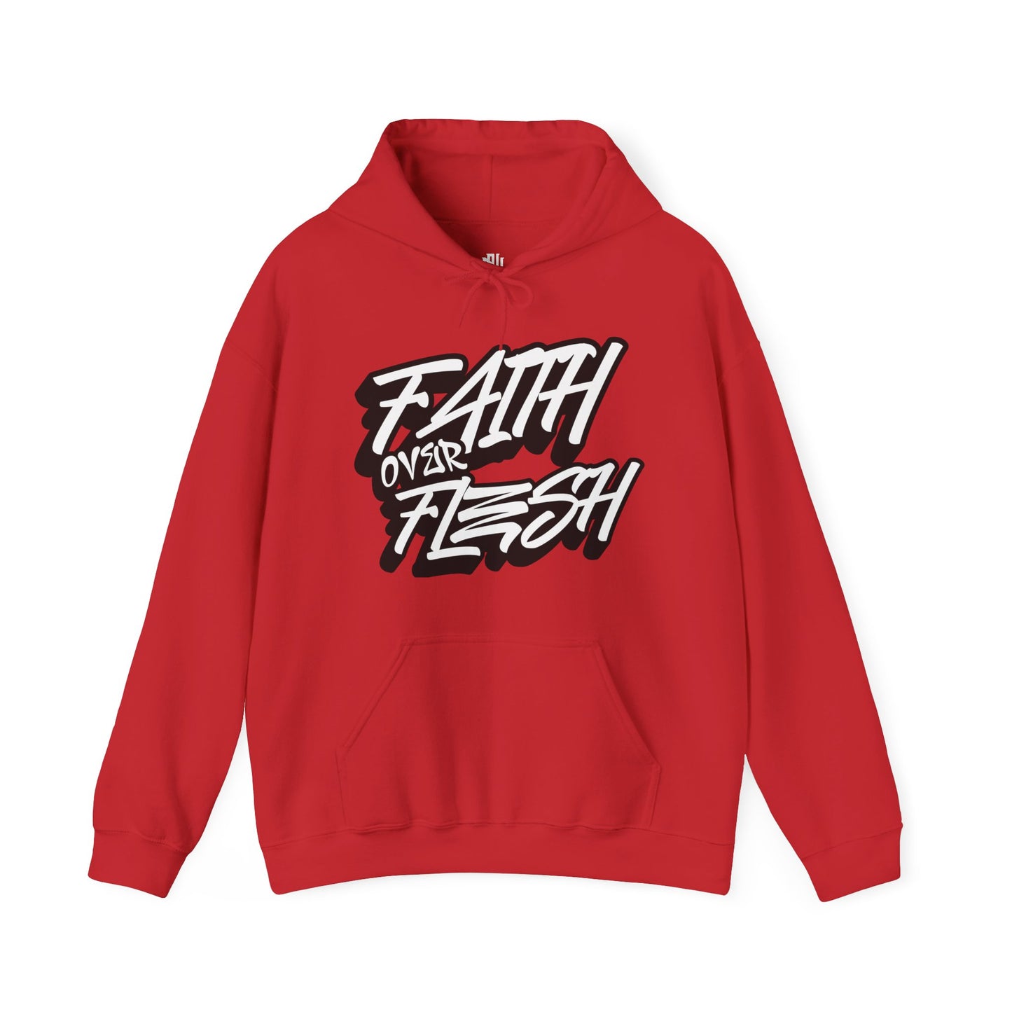 FAITH OVER FLESH - UNISEX HOODIE