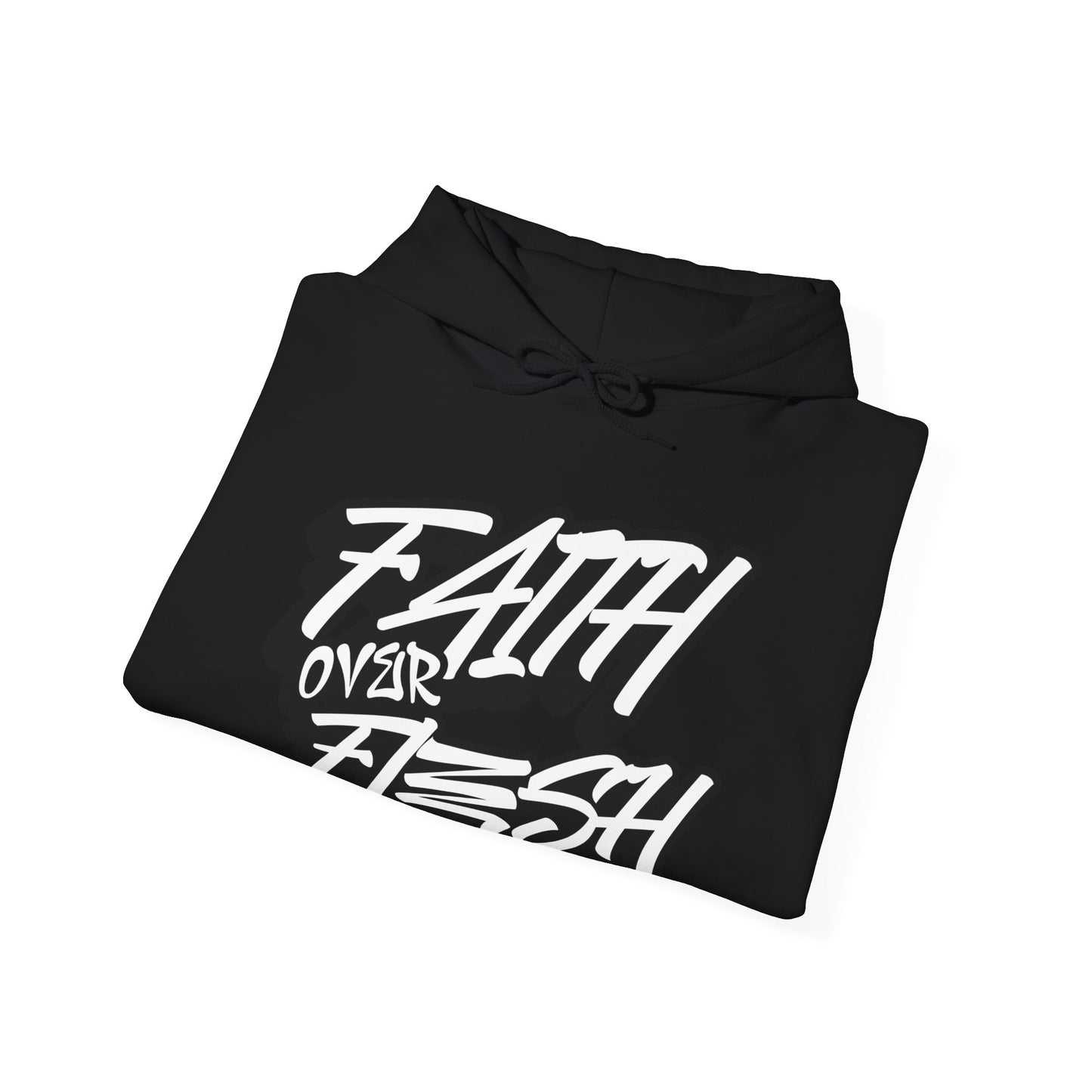 FAITH OVER FLESH - UNISEX HOODIE